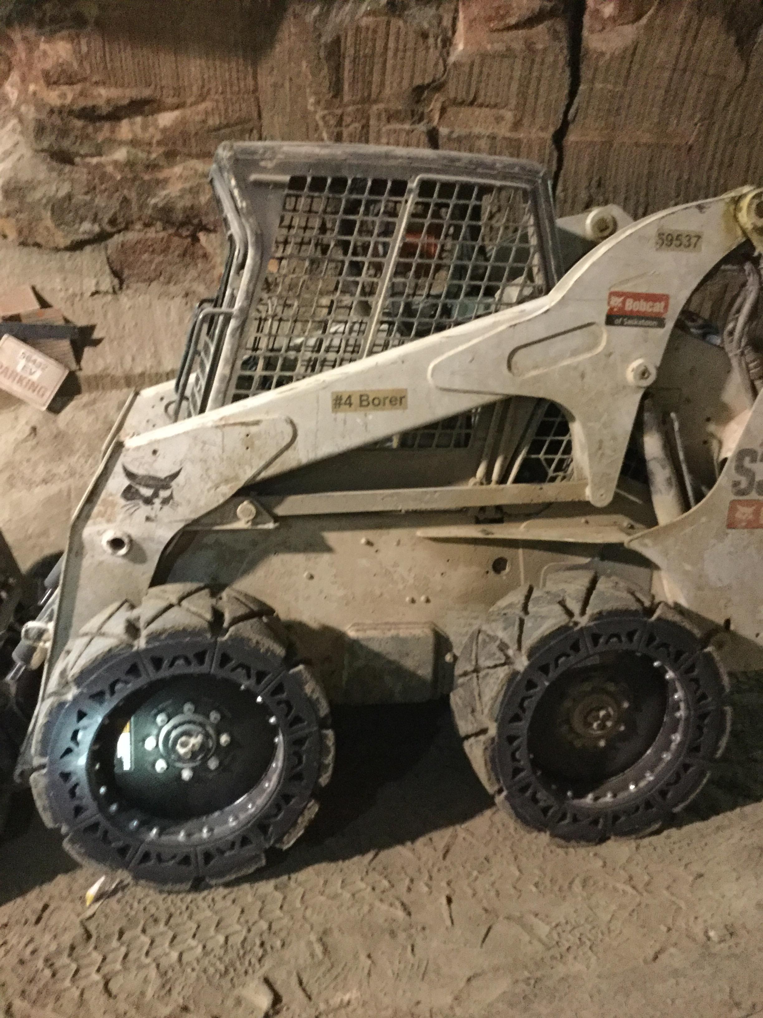Hard Surface Skid Steer Tire Options for Underground Mining